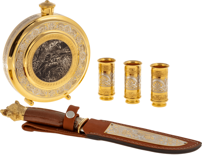 Hunting set "At a halt" Zlatoust
